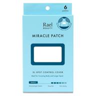 🌟 clear & powerful acne solution: rael miracle patches xl cover for face and body - hydrocolloid spot control treatment, targeting large acne clusters (6 patches) logo