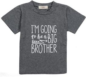 img 4 attached to 👕 Brother T Shirt Sleeve Sibling Tag110: Stylish Boys' Tops, Tees & Shirts Collection