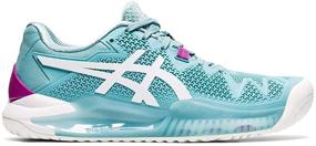 img 2 attached to ASICS Women's Gel Resolution Tennis Peacoat Athletic Shoes - Superior Comfort and Style