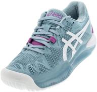 asics women's gel resolution tennis peacoat athletic shoes - superior comfort and style logo