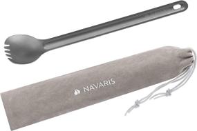 img 4 attached to Navaris Long Handle Titanium Spork
