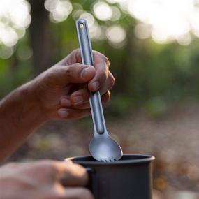 img 3 attached to Navaris Long Handle Titanium Spork