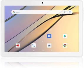 img 4 attached to 📱 Планшет на Android 10 дюймов, планшет с Wi-Fi и 5G, 16 ГБ памяти, сертификация GMS, Android 8.1 Go, двойная камера, Bluetooth, GPS, OTG - серебряный