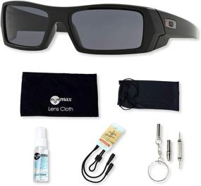 img 3 attached to Очки для солнца Oakley Gascan OO9014 в комплекте: оригинальный чехол и аксессуары (5 предметов)