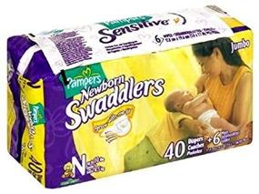 img 4 attached to 👶 Pampers Swaddlers Newborn Sesame Street Diapers, 40-Count