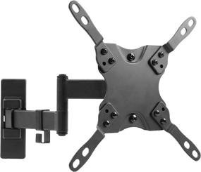 img 4 attached to VIVO Full-Motion TV Wall Mount for 13-42 inch Flat Plasma Screens - VESA Bracket Stand with Tilt and Swivel - Black (MOUNT-VW06)