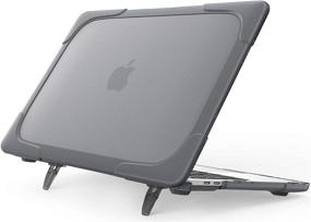 img 4 attached to ProCase Защитный чехол с подставкой для ноутбука MacBook, аксессуары и сумки для ноутбуков, чехлы и рукава