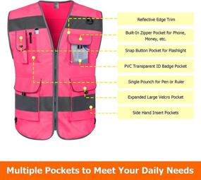 img 1 attached to TCCFCCT Visibility Safety Reflective Standards Occupational Health & Safety Products for Personal Protective Equipment