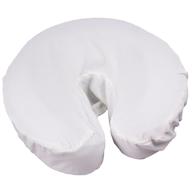 🧖 ultimate comfort and hygiene: tranquility microfiber massage face rest covers 10 pack in white logo