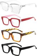 eyekepper 4-pack bifocal sunglasses: stylish oversized readers for women, tinted lens, perfect for reading under the sun logo