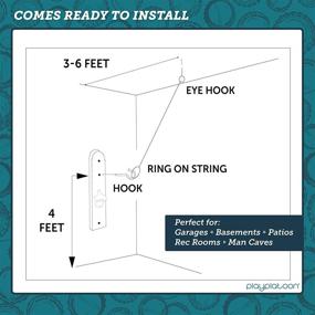 img 2 attached to 🎮 Ultimate Play Platoon Hook and Ring Game: Bottle Opener, Magnetic Cap Catch & Ring Toss Fun for Adults!