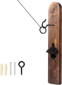 img 4 attached to 🎮 Ultimate Play Platoon Hook and Ring Game: Bottle Opener, Magnetic Cap Catch & Ring Toss Fun for Adults!