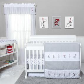 img 4 attached to 🐱 Delightful Dr. Seuss The Cat in The Hat Comes Back 4 Piece Bedding Set