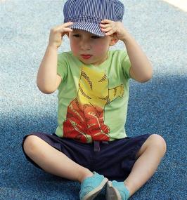img 1 attached to 🐾 Peek Zoo Toddler Animal-Inspired Boys' Tops, Tees & Shirts: Unleashing Their Inner Animal!