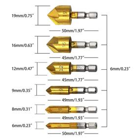 img 2 attached to Изменение центра градусной зенковки 6 мм 19 мм