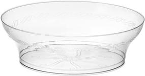 img 2 attached to 🍜 40 Count Clear Disposable Heavy Duty Plastic 10 Oz Soup Bowls - Perfect for Weddings, Catering, Parties, Buffets, Events, or Everyday Use - 2 Packs