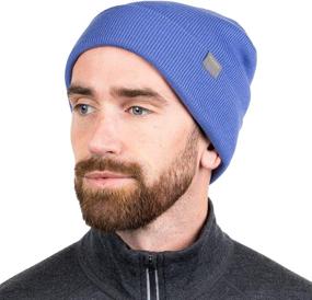 img 3 attached to Stay Cozy this Winter with 🧣 MERIWOOL Unisex Beanie in Ribbed Merino Wool Knit