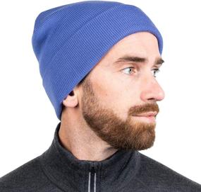 img 2 attached to Stay Cozy this Winter with 🧣 MERIWOOL Unisex Beanie in Ribbed Merino Wool Knit