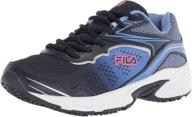 fila women's 👟 memory runtronic non-slip work shoe logo