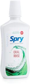 img 2 attached to 🌿 Spry Xylitol Natural Mouthwash - Dental Defense Oral Rinse, All-Natural Spearmint Flavor, 16 fl oz (2 Pack)