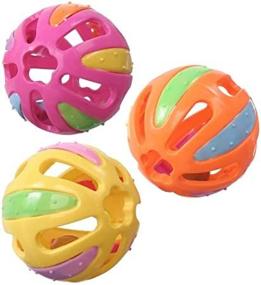 img 3 attached to 🐦 Super Bird Creations Kaleidoballs Bird Toy - Pack of 4