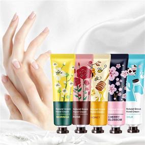 img 2 attached to 🧴 Travel Size Hand Cream Set - 15 Packs of Hand Cream and Hand Lotion for Dry Cracked Working Hands - Ideal Gifts for Women, Mom, Girls, Wife, and Grandma