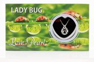 ladybug pearl necklace love genuine logo