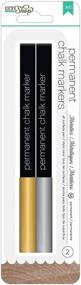 img 1 attached to ✨ Sparkle and Shine with American Crafts DIY Chalk Markers Medium Point in Gold/Silver