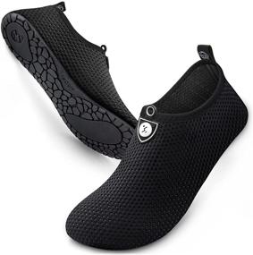 img 4 attached to SIMARI Water Shoes SWS002: Premium Quick-Dry Aqua Socks for Beach, Swim, Yoga & Snorkeling - Unisex