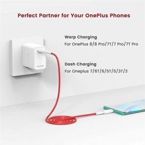 img 3 attached to VELOGK Warp Charger Kit 30W [5V/6A] for OnePlus 8/8 Pro/7 Pro/7T/7T Pro/7/6T/6/5T/5/3T/3/Nord N10 5G 🔌 – Fast Warp/Dash Car Charger Adapter + Wall Charger + 2x Type C Warp Charge Cables (3.3ft)