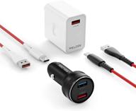 velogk warp charger kit 30w [5v/6a] for oneplus 8/8 pro/7 pro/7t/7t pro/7/6t/6/5t/5/3t/3/nord n10 5g 🔌 – fast warp/dash car charger adapter + wall charger + 2x type c warp charge cables (3.3ft) logo