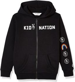 img 2 attached to Soft Fleece Hoodie for Kids Unisex | Special Hooded Sweatshirt for Boys & Girls (Ages 4-12 Years)