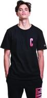 👕 champion life heritage black script men's clothing: classic style and timeless elegance logo