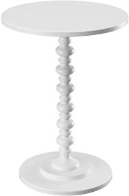 img 4 attached to Мебель Convenience Concepts Beach Spindle Table для гостиной