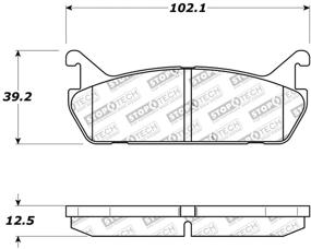 img 3 attached to 🔥 Усовершенствованные тормозные накладки StopTech 309.04580 Sport - В комплекте с шайбами и крепежными элементами.