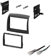 📻 asc audio double din stereo dash install kit & wire harness for 2004-2010 toyota sienna - no factory premium amp | easy aftermarket radio installation logo