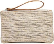 hycurey beige bohemian wristlet handbag 👜 - small women's handbags & wallets for wristlets logo