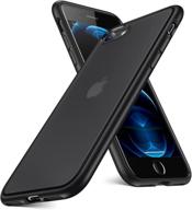 📱 humixx iphone se 2020 & iphone 8 case: military grade shockproof protection, upgraded nano material, translucent matte design - black logo