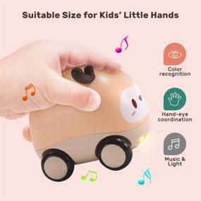 img 1 attached to 🧸 CUTE STONE Friction Powered Educational Toy