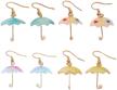 umbrella earrings personality creative gifts 4pairs logo