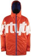 thirtytwo lowdown jacket orange medium logo