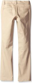 img 3 attached to 👖 Nautica Girls' Bootcut Twill Uniform Pants & Capris - Girls' Clothing for School