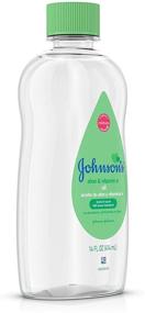 img 2 attached to 👶 Johnson's Baby Johnson & Johnson Baby Oil: Aloe Vera & Vitamin E | Multicolor | 14 fl oz – Nourishing Care for Your Baby's Skin!