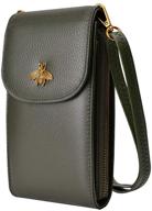 small crossbody leather wallet adjustable women's handbags & wallets for crossbody bags logo