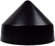 🔘 8 inch round cone black xcel polyethylene dock piling cap логотип