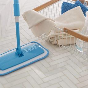 img 2 attached to 🧹 E-Cloth Deep Clean Mop: Reusable Microfiber Floor Cleaning Solution, 300 Wash Guarantee, Pack of 1