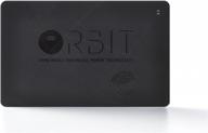 📸 orbit card - gps трекер и локатор для кошелька - беспроводное устройство с аккумулятором - совместимо с приложением для ios и android телефонов - работает с alexa - водонепроницаемое логотип