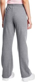 img 3 attached to 👖 Comfortable and Stylish Hanes Women's EcoSmart Petite Open Bottom Leg Sweatpants