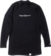 neosport wetsuits men's xspan long sleeve shirt: the ultimate comfort and performance for water sports enthusiasts logo