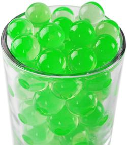 img 2 attached to 🍏 1 Pound Bag of Apple Green Water Gel Pearls Beads - Vase Filler, Home Decor, Wedding Centerpiece, Plants, Toys, Education (Makes 12 Gallons)